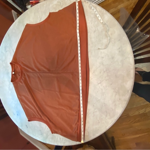 Oversized topper/sweatshirt size XL cognac in color - Picture 5 of 8